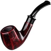 Falconetti 9 mm. Kırmızı Sandalwood Eğimli Sap Ahşap Pipo rd87