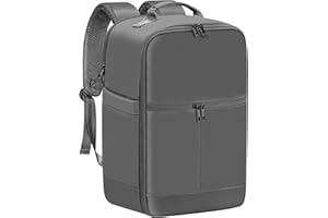 OTAHGK Zaino da Viaggio Sotto il Sedile, Bagaglio a Mano 20L, Zaino per Computer Portatile, Grigio Scuro