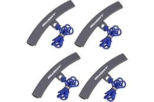 HASKYY 4-częściowy zestaw ochraniaczy na krawędzie felg, zestaw ochraniaczy