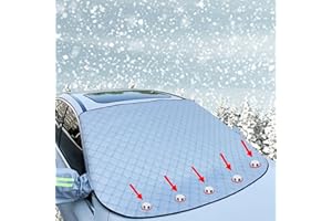 ZYXTLY Protector Hielo Parabrisas Protege de Hielo, Nieve Viento y Lluvia,Protector Parabrisas Hielo Protector de Parabrisas con Magnético Universal Protector Heladas Coche,Parasol Coche Delantero,148x116cm