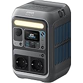 Anker SOLIX C300 Portable Power Station, batería LiFePO4 de 288 Wh, generador solar de 300 W (sobrecarga de 600 W), carga ráp
