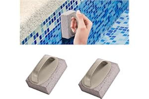 IHLOOTD Cepillo Piscina Piedra Pomez 2 Piezas Cepillo Limpiafondos Piscina Piedra Pómez Limpieza Cepillos Limpiar Piscinas Algas