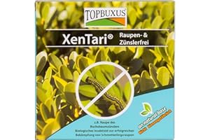 TOPBUXUS XenTari - Against Box Tree Caterpillars - 15g treats 150m2 Boxwood - Biological - Safe for Bees & Birds