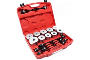 WilTec Kit Arrache de roulement de Roues Coffret 27pcs. Montage de palier Extracteur Outil