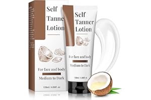 LMDGDS Selbstbräuner Bräunungscreme für Gesicht Körper, Self Tan Express Bronzing Selbstbräunungslotion, 120ml