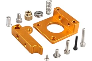 Jopto MK8 Bowden Extrudeuse Accessoires pour imprimante 3D Main Gauche MK8 Cadre en Aluminium MK8 Extrudeuse Alimentation pour imprimante 3D Reprap Delta Prusa i3