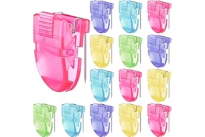 Feifeiya 15 Pcs Cubicle Clips Fabric Panel Cubicle Accessories Fabric Partition Panel Wall Clip Office Photos Wall for Notes Memos Standard Size, 40-Sheet Capacity (Multicolor)