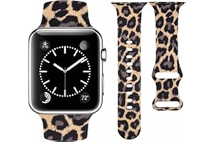 Vozehui Bracelets Compatible avec Apple Watch 38mm 40mm 41mm 42mm 44mm 45mm 46mm 49mm, Bracelet de Sport en Silicone Souple pour iWatch Ultra Série 11 10 9 8 7 6 5 4 3 2 1 SE，Femmes Hommes
