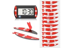 Zestaw dwustronnych wymiennych podkładek samoprzylepnych FIXCHORD 3M VHB 5952, 12 SZTUK wymiennych podkładek samoprzylepnych do Needit Park Lite, podkładki parkometru do szyb przednich