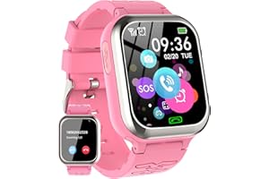 kaacly Kids Smart Watch,Smart Watch for kids with Phone Call SOS Music Video Camera Step Counter Alarm, Smart Watch for boysgirls Birthday Gifts 4-8 age