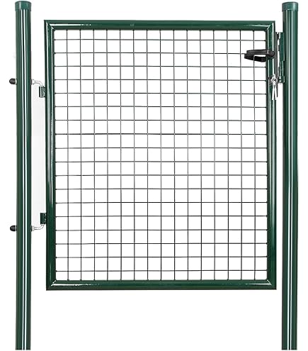 Cancello Da Giardino VidaXL In Acciaio Zincato 105x175 Cm - Design Classico Con Serratura E 3 Chiavi - Foto 3