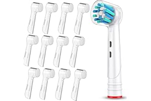 Ph Pro Heat Lot 12 Capuchon Protection Brossette Compatible avec Oral B- Protege Brosse a Dent Electrique - Cache Brosse a Dent - Couvertures pour Brosses à Dents Électriques - Housses de Têtes.