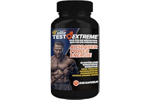 Italian Elite® Testo Extreme 240 Kapseln Maca 8000 mg. Natürlicher Booster mit Tribulus, Bockshornklee, Zink, Arginin, Ashwagandha, Vitaminen und Mineralstoffen. Kraft, Energie, Widerstand.