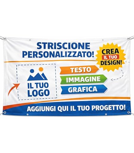 Striscione Banner Per Battesimo Personalizzabile Con Foto E Nome 'Principe' Neonato, 100x50 Cm, In PVC Da Esterno, Occhielli Inclusi, Resistente 5 Anni