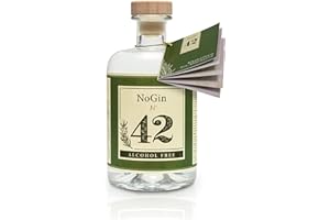 NoGin 42 - L'alternativa al gin senza alcool con spezie originali Gin 42 | Senza zucchero | Compagno perfetto per cocktail analcolici | Servire Perfetto con Thomas Henry Tonic Water