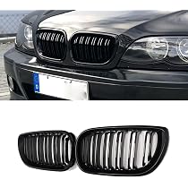 Grille De Calandre Sport Noire Brillante Pour BMW 3-Series E46 2001-2005