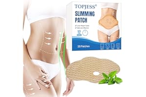 TOPJESS Slimming Patch, Abnehmen Patch, Fettverbrennung Slim Patch, Anti Cellulite & Fat Burning Quick für Bierbauch, Bauchfett Taille, Eimer Taille, Starke Wirksamkeit und Sicherheit 20 Stück