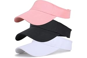 INOGIH Kids Visor Sun Hat Adjustable Athletic Sports Hat 6 to 12 Years Old