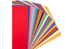 FEBYLIU Coloured Card - A4 Cardstock 120 Sheets Pack 230GSM Thick Multicoloured Coloured Paper, 30 Assorted Colours A4 Cards Paper for DIY Arts, Sketch, Cutting Paper, School Home Office Use Making Supplies