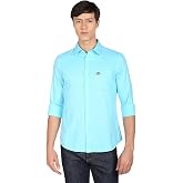U.S. Polo ASSN. Men's Solid Spread Collar Premium Cotto...