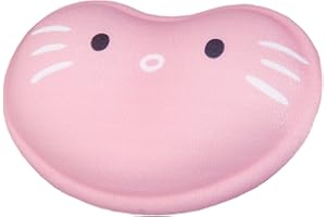 TUKA-I-AKUT TUKA Reposamuñecas ergonómico del Gel de dibujos animados, suave resto de muñeca flexible Reposamuñecas multiusos, animal Almohadilla de muñeca Gel, Gato rosa, TKC5113 pinkcat