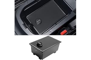 Jaronx Compatible with Toyota RAV4 Console Vault Box 2023 2022 2021 2020 2019, Center Console Safe Box Console Lock Box Security Storage Console Safe for RAV4 Console Organizer Locking Vault
