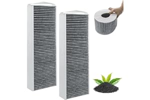 ZQZIQI 2 Stück Aktivkohlefilter für Bora Pure/X Pure/S Pure Dunstabzug, PUAKF Filter with 5-Layer Filtration System für Ihr Umluftkochfeld PURU oder PUXU,Ersatzfilter Zubehör für Bora Filter
