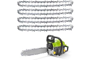 BSSMMAI Catena per motosega, 4 pezzi da 6 pollici, catena universale per motosega, compatibile con tutte le mini motoseghe da 6", carpenteria e paesaggistica