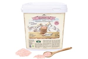 ‎NORTEMBIO Nortembio Rosa Himalaya-Salz 6,3 Kg. Feinkorn (1-2 mm). 100% Natürliches Salz. Reich an Mineralien. Gesundes Kochen. Unraffiniert. Ohne Konservierungsstoffe. Aus Punjab Pakistan.