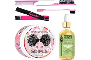 WOZUTUNT Cire de contrôle des bords - Forte tenue - Non grasse - Gel coiffant sans écaillage - Pour femme - Huile capillaire au romarin pour la croissance des cheveux