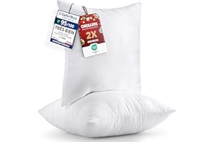 Utopia Bedding Coussins de Garnissage 65 x 65 cm (Lot de 2), Coussin à Recouvrir, Oreillers Intérieur, Rembourrage Coussins (Blanc)