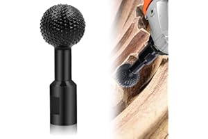 HOMURY Tête de Meulage Sphérique: Fraise Rotative Sphérique, Tête de Meulage à Billes Tête de Meulage Sphérique Sculpture sur Bois Forêt de Polissage pour Meuleuse D'angle 115/125 (25mm)