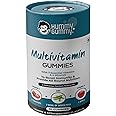 Hummy Gummy Multivitamin Gummies for Kids & Adults with Zinc, Fiber, Magnesium, and Multi Minerals Enhances Immunity, Stronger Muscles & Energy Gummies with Strawberry & Lemon Flavor (30 count (Pack of 1))