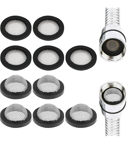 GUARNIZIONI GOMMA CON FILTRO A RETE INOX 3/4'' 10 PEZZI - Foto 13