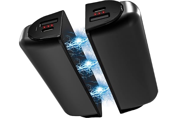 Chauffe Main Rechargeable - 10000mAh Réutilisable, Chaufferette Portable pour l'hiver et l'extérieur