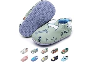 YloveM Suave Zapatos de Bebe Zapatillas Antideslizantes para Bebé Niño y Niñas Zapato Primeros Pasos Pantuflas Infantiles Recién Nacidos para Temporadas