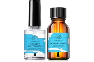 Born Pretty Primer för gelnaglar uttorkning för naglar primer naglar | Akryl acid fri nagelprep naturlig uttorkad bond vidhäftningsmedel gelnaglar dip pulver akrylnaglar nagellack 15 ml