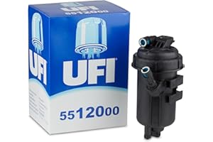UFI Filters, Filtre Diesel 55.120.00, Filtre à Carburant de Remplacement, Adapté aux Voitures, Applicable sur Divers Modèles Opel et Saab