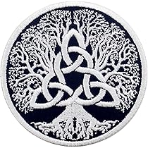 Toppa Ricamata Vikings Con Lupo Nordico - Applicazione A Ferro O Cucitura 7.5x8.5cm - Foto 5