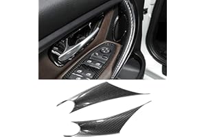 JARONX CareforYou 2PCS Door Handle Covers For B M W 3 Series 4 Series Driver Side & Passenger Side Door Pull Handle Covers (For:B M W 320i,328i,330i,335i F30/F31 and B M W 428i, 435i F32/F36)(Carbon Fiber