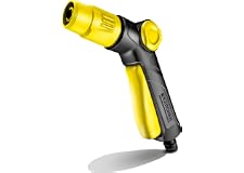 Karcher, Hose Spray Gun Water Garden Lockable Nozzle Yellow Black Plastic Aluminum Brass
