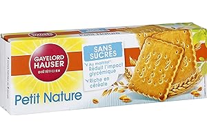 GAYELORD HAUSER - Petit Nature - Gâteau Sans Sucre au Maltitol - Impact Réduit sur la Glycémie - 156 g