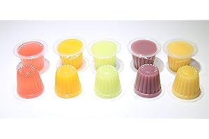 ONLINE REPTILE SHOP Jelly Fruit Pots Reptile Food - Protein Jelly Fruit Cups for Lizards, Gecko, Insects, Birds, Parrots - Bulk Packs (Fruit Mix, 10)
