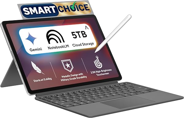 ASUS Chromebook CM32 Detachable (2026),Smartchoice,MediaTek Kompanio 540 Processor,8GB RAM,128GB SSD,Touchscreen,12.1"(30.7 cm),Chrome OS,Cloud Titanium,0.64 Kg