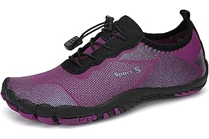 Dannto Hombre Mujer Zapatos de Agua para Hombre Surf Escarpines Playa Natación Respirable Antideslizante Playa Natación Aire Libre Zapatos de Agua para Vela,Kayak,Buceo