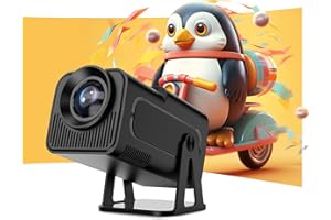 ALWTNIET Android 13 Proyector 2025, Mini Proyector Portatil 4K Inteligente 320ANSI con WiFi y Bluetooth, Asistente de Voz ChatGPT, HY320 Mini Proyectores 1080P Nativo de Cine en casa