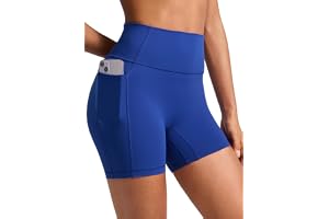 CRZ YOGA Secretsculpt Biker Shorts Fickor 5'' | Butt Scrunch Butt, Buttlift, Buttermjuk, Måttlig kompression, Träning, Pilate