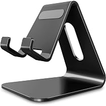 Suptig Supporto A Collo Di Cigno Per Telefono – Morsetto Regolabile (0.6-5cm), Per Letto, Scrivania E Cucina, Compatibile Con 4-7 Pollici