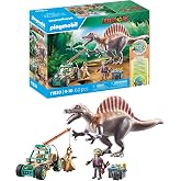PLAYMOBIL | Dinos | Spinosaurus Attack on Dinosaur Digging | Dinosaur Playset | Action Toy | Adventure Toy for Boys and Girls