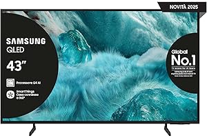 Samsung QLED Q7F 4K Smart TV 43 Zoll (108 cm) mit AI-Vision, 100% Farbvolumen mit Quantum Dot, HDR10+, Q4 AI Prozessor, One UI Tizen, Wi-Fi, Bluetooth 5.3 und Motion Xcelerator